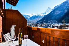 Wohnung in Zermatt mit postkarten Matterhornblick